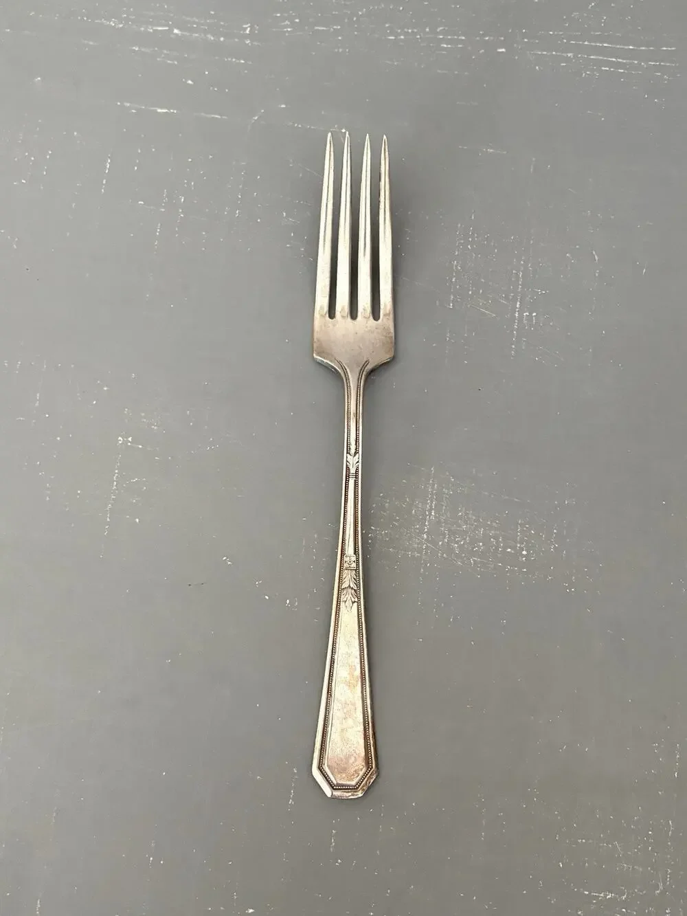 Vintage Wm Rogers & Son Mayfair Silverplate Salad Fork Pat Mar 13 1923